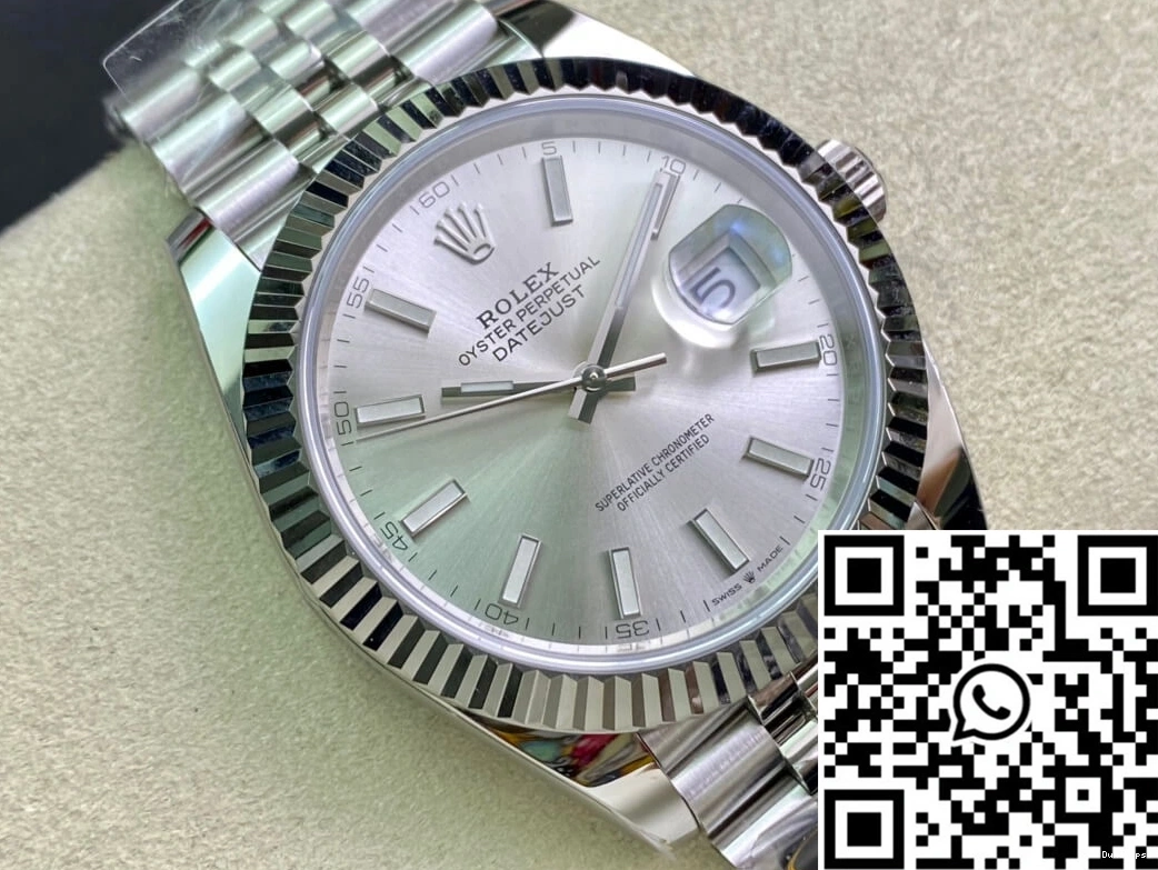 Rolex Clean Dial Datejust M126334-0004 Silver Factory 0213